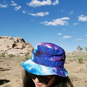 Galaxy Print Bucket Hat - Summer Hat